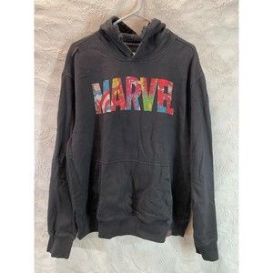 Marvel DeKryptic Sequin Deco Logo Pullover Hoodie Black Size 3XL Excellent!